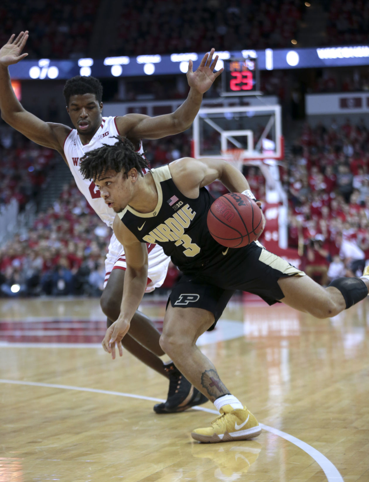 Boilermakers 84, Badgers 80 (OT)